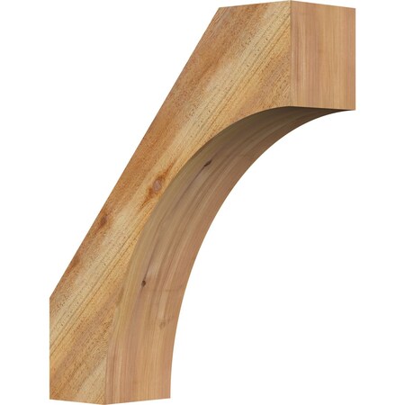 Ekena Millwork 6"W x 20"D x 24"H Westlake Rough Sawn Knee Brace, Western Red Cedar BRC06X20X24WTL00RWR